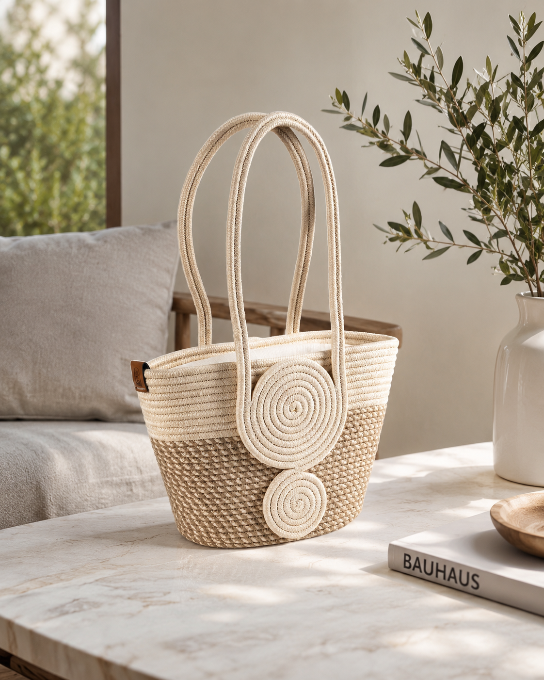 Elixa Handcrafted Braided Bag