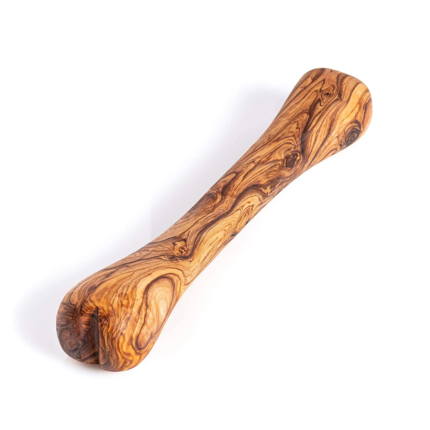 Olibone – Handmade Olive Wood Dog Chew Toy (Natural, Durable & Safe – 3 Sizes)