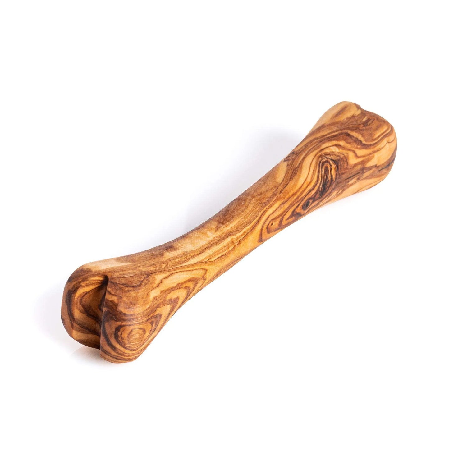 Olibone – Handmade Olive Wood Dog Chew Toy (Natural, Durable & Safe – 3 Sizes)