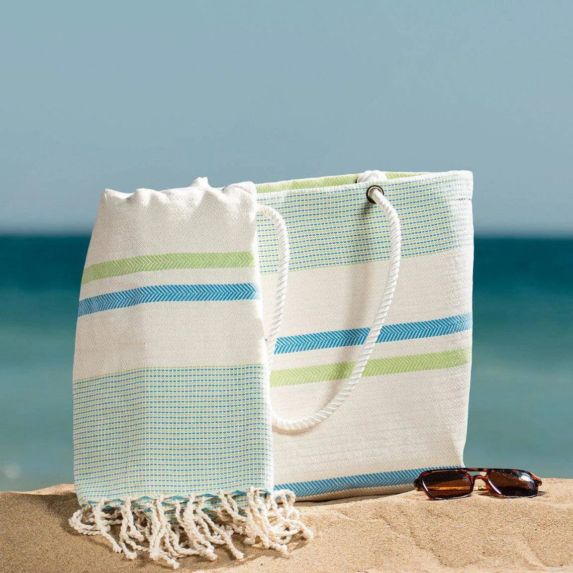 DARIDO Thermal Beach Bag with Absorbent Towel – Stylish & Spacious Tote
