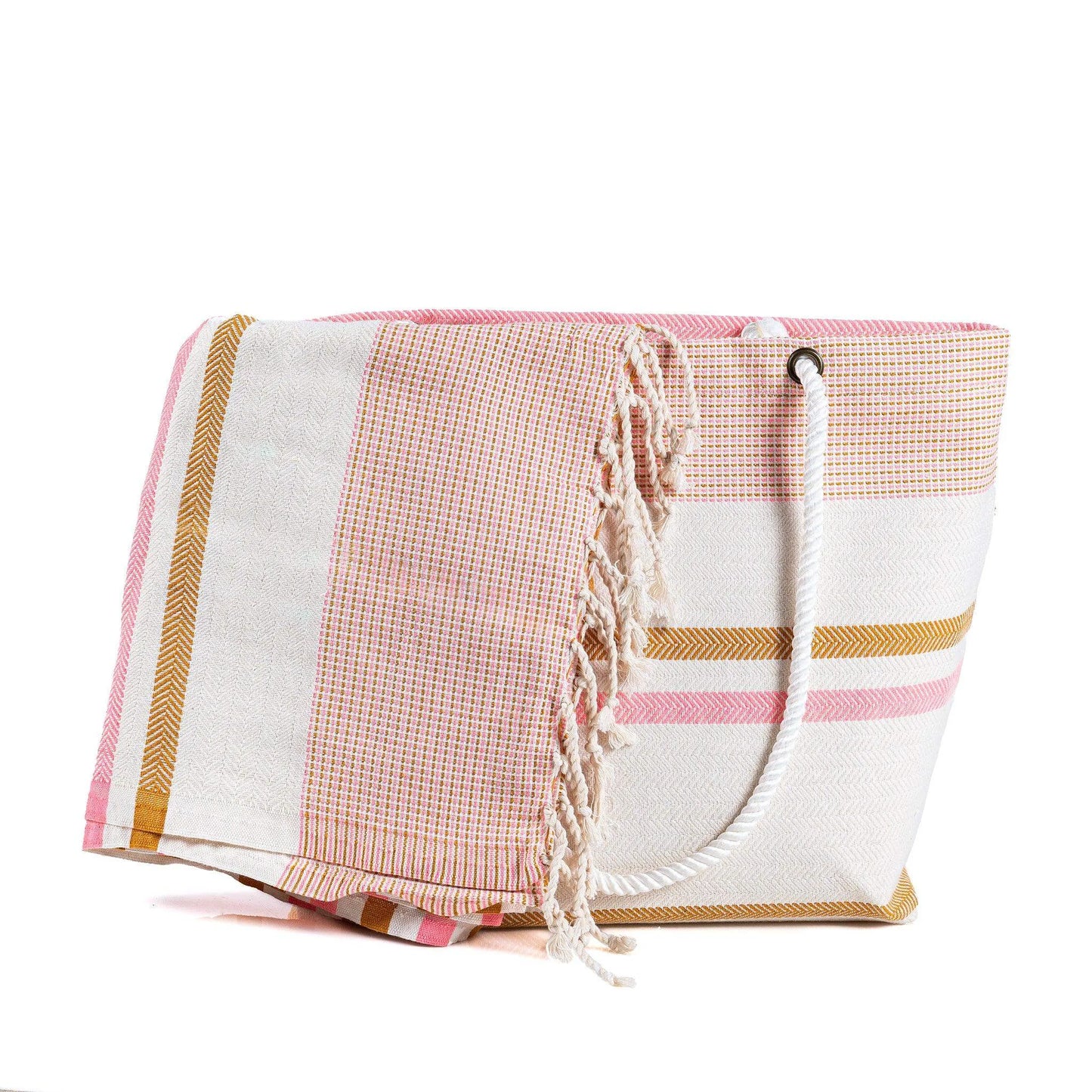 DARIDO Thermal Beach Bag with Absorbent Towel – Stylish & Spacious Tote