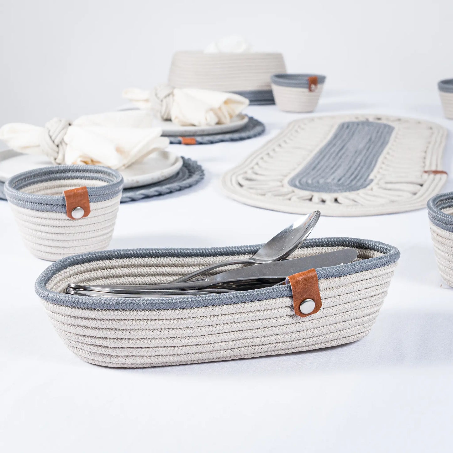 Handmade Cotton Table Set – Eco-Friendly, Elegant and Complete Dining Accessory