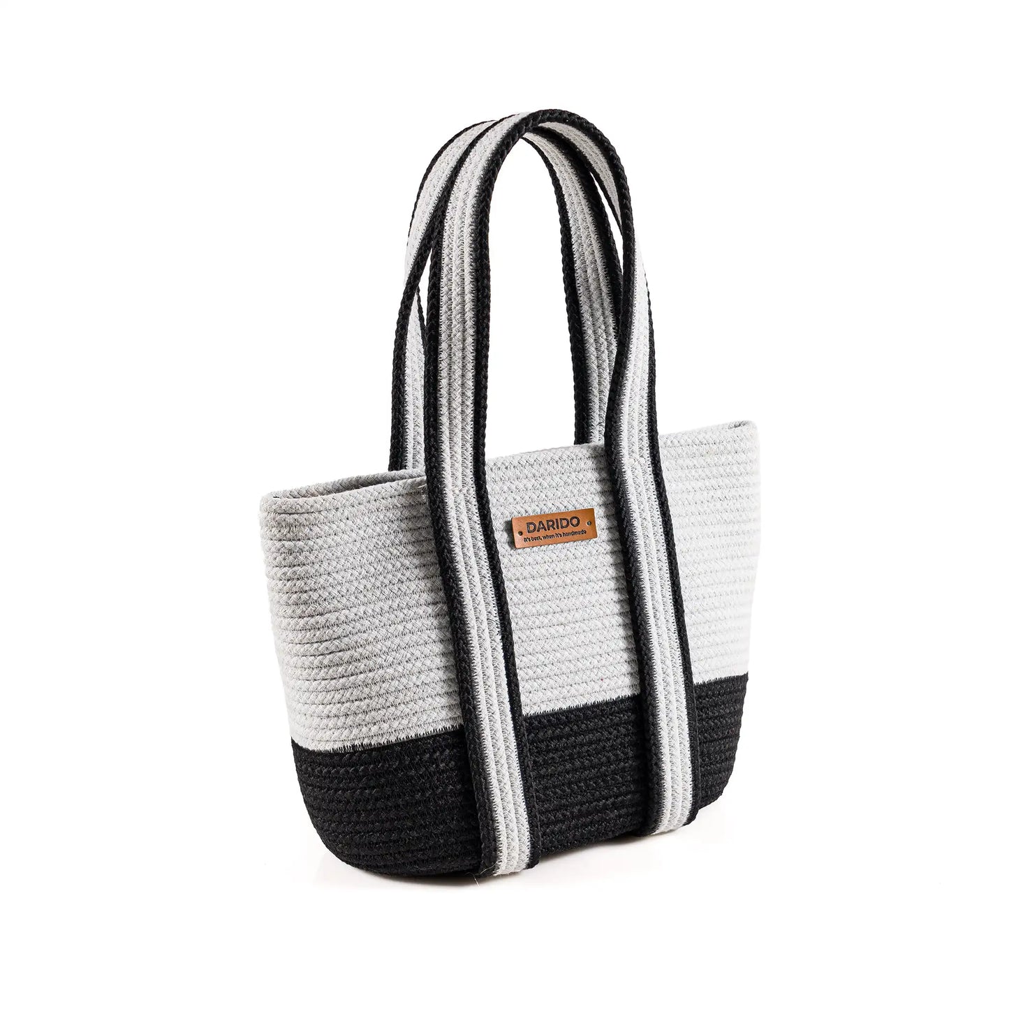 Quotina – Handmade Large Woven Cotton Tote Bag