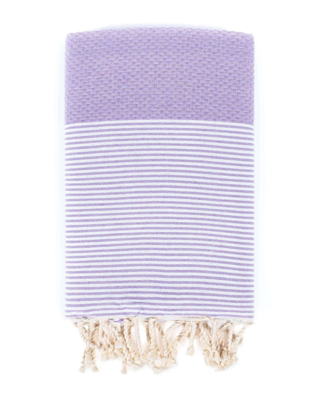 Honeycomb Hammam Towel XXL in Pastel Purple – product view