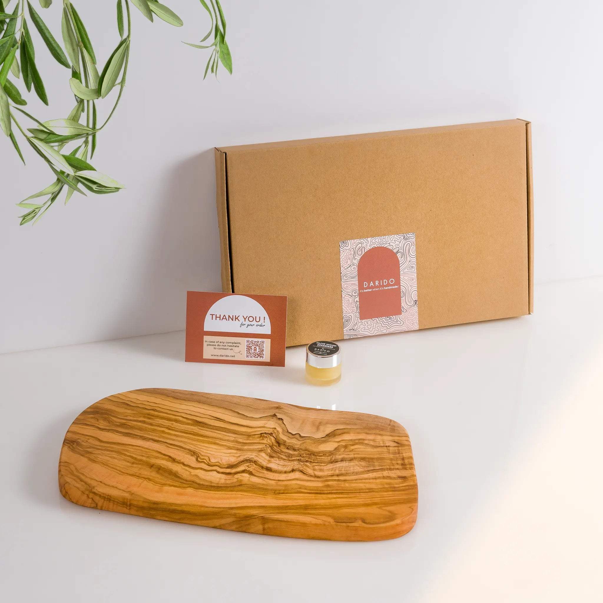 Olive Wood Cutting Board – 12 × 7 in, product view 1 of 1
