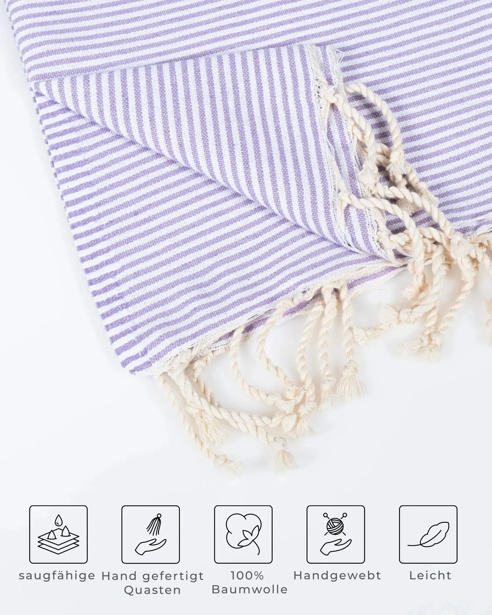Oversized Honeycomb Hammam Towel – 100% Cotton, product view 3 of 34