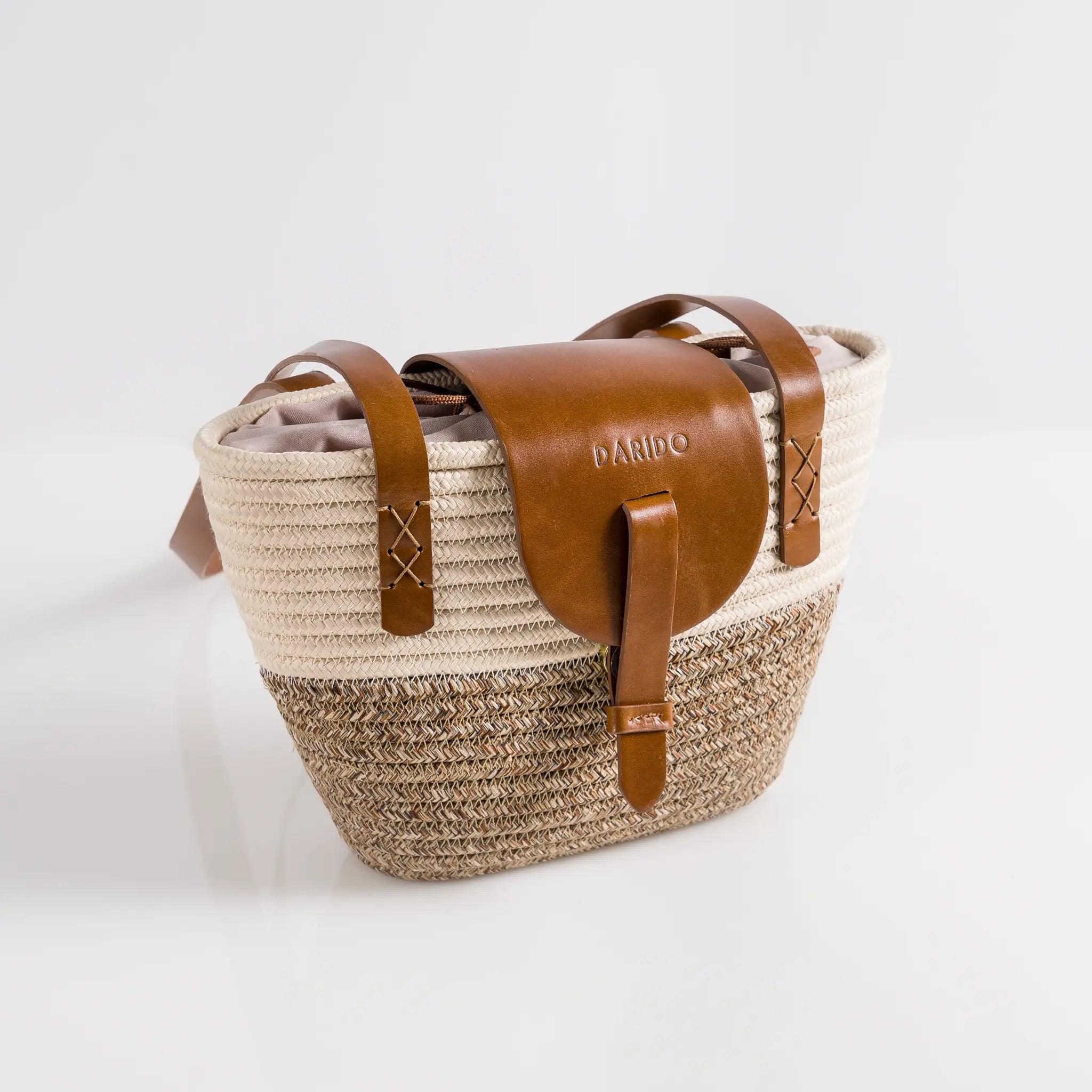 Solfil Handcrafted Braided Bag with Leather, product view 3 of 26