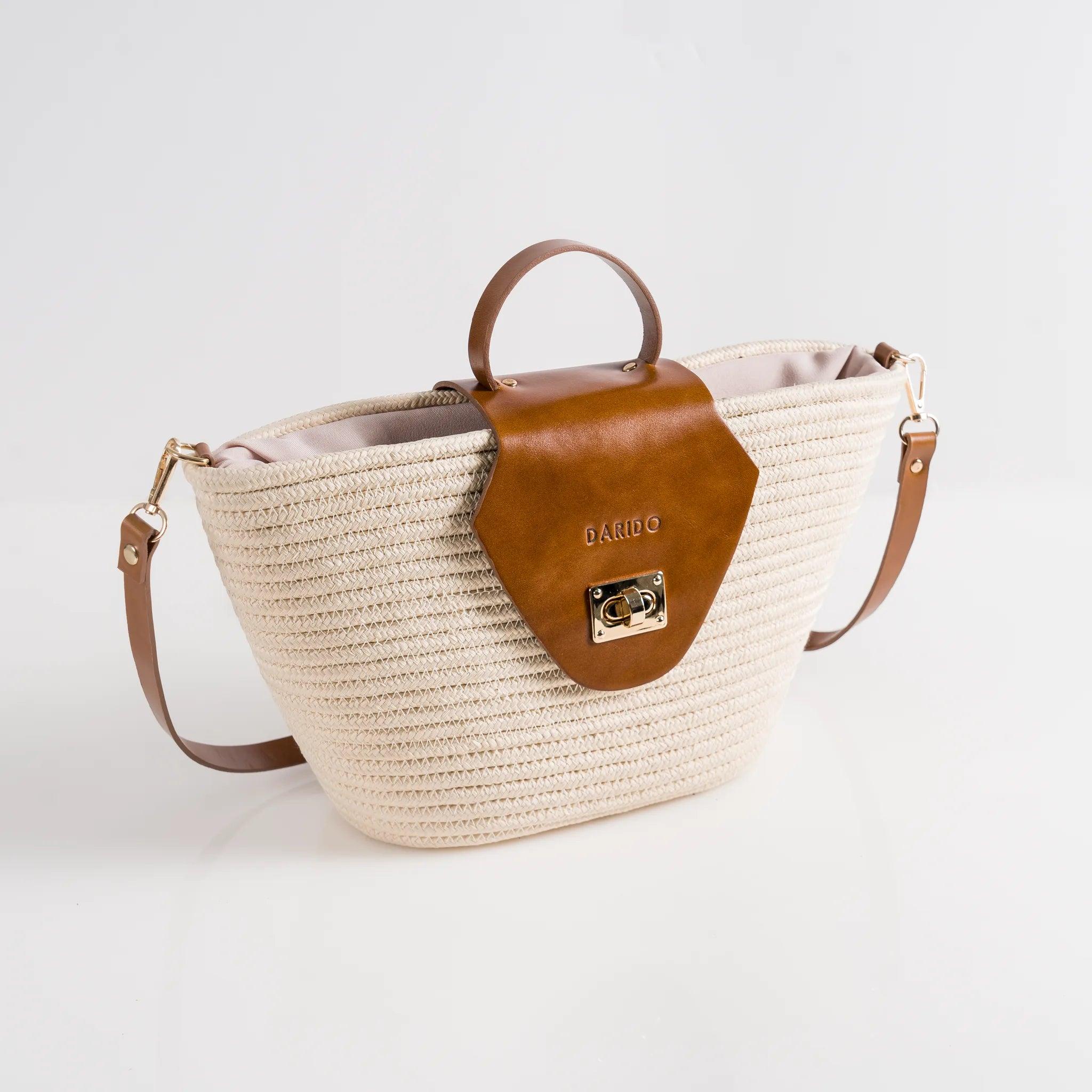 Solfil Handcrafted Braided Bag with Leather, product view 4 of 26