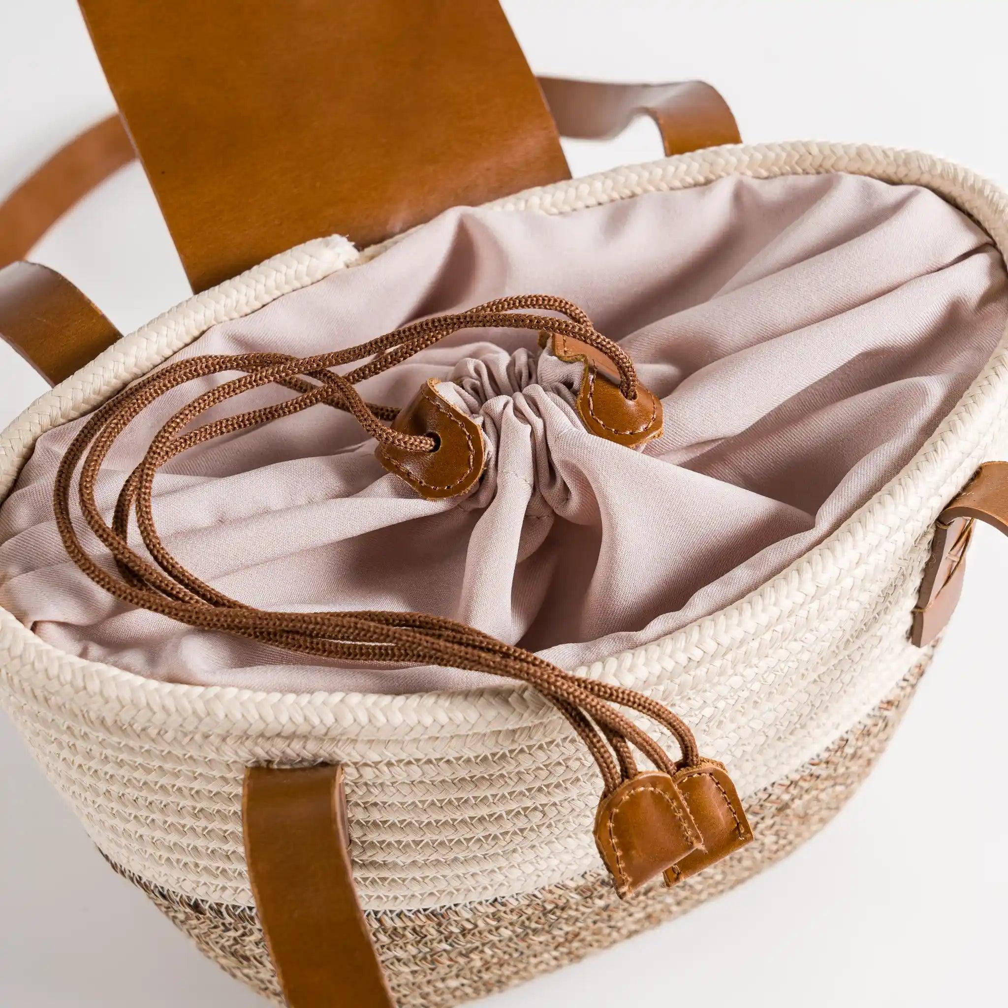 Solfil Handcrafted Braided Bag with Leather, product view 5 of 26