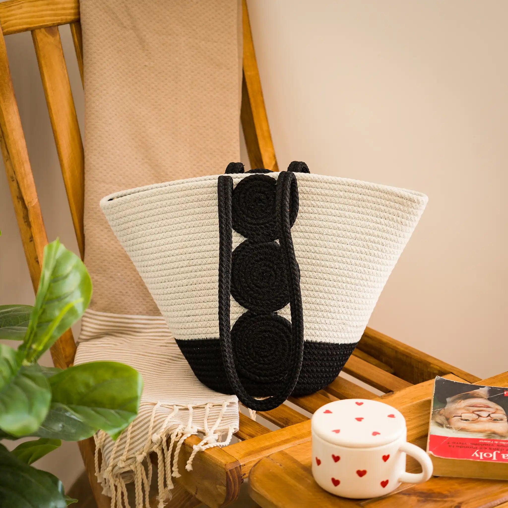 Trodou Handwoven Cotton Handbag, product view 1 of 1