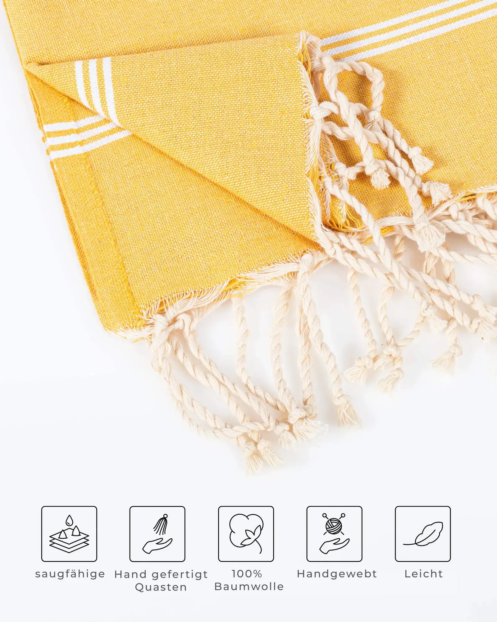 Oversized Turkish Hammam Towel – 100% Cotton, product view 3 of 37