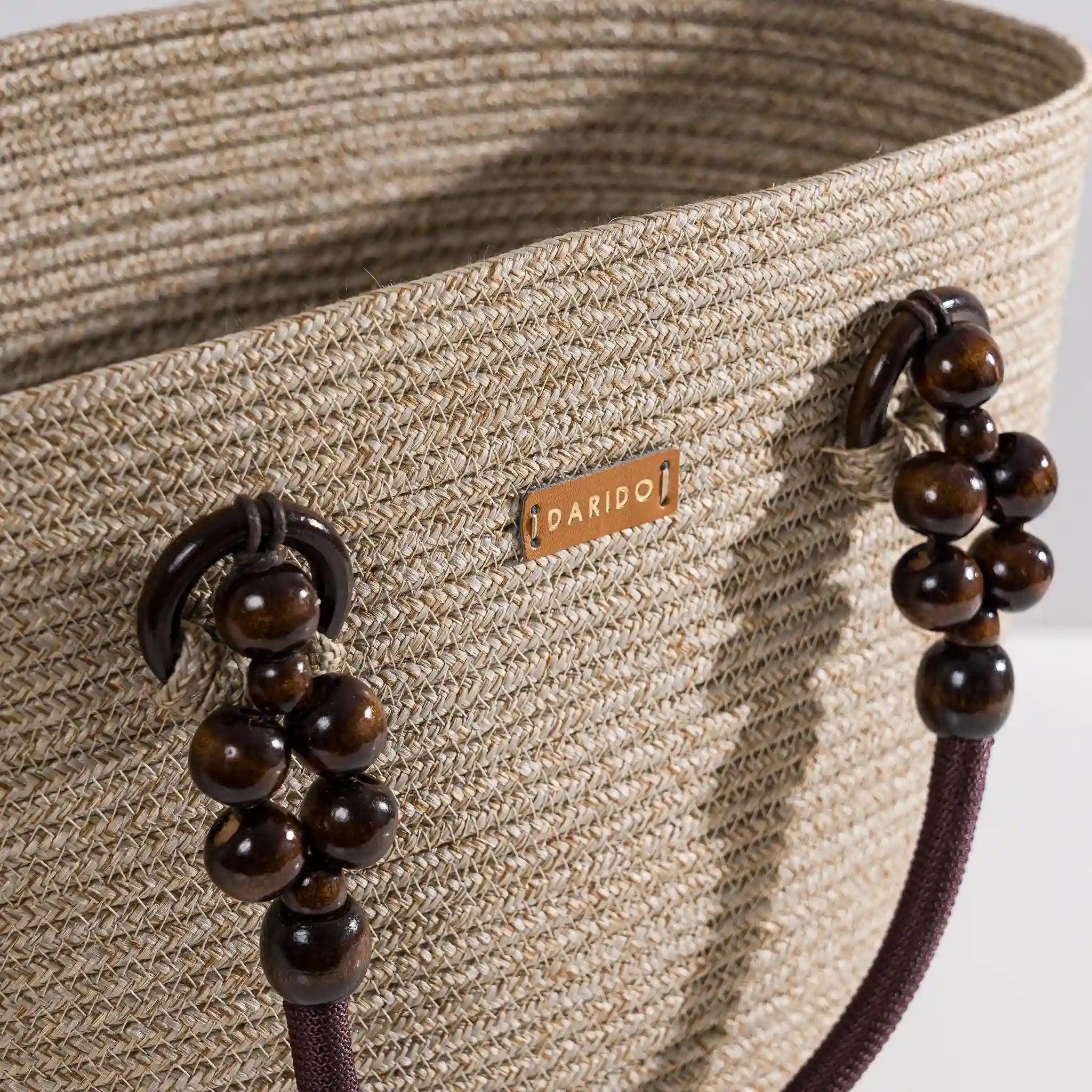 Cokita Handwoven Cotton Tote Bag, product view 4 of 5