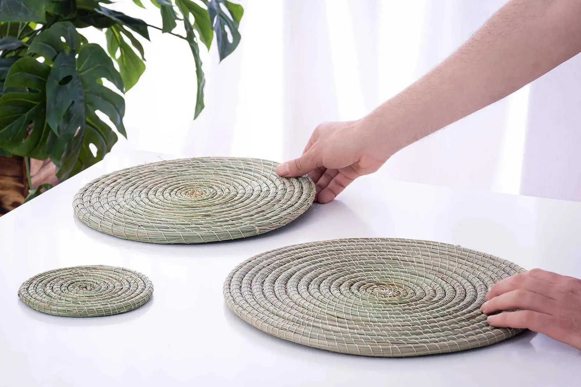 Handmade Halfa Placemat 11.8 in, product view 5 of 7