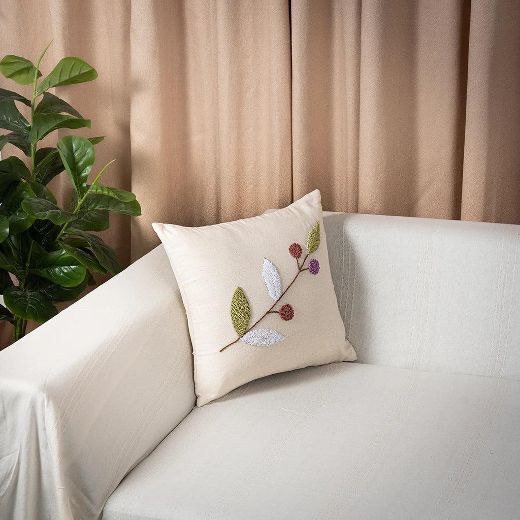 Embroidered Cotton Pillow Covers – 15.7 in, product view 1 of 1