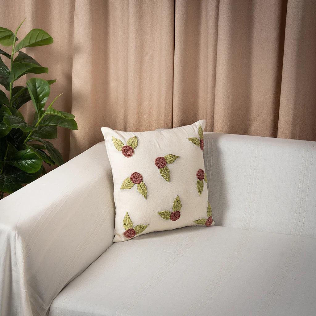 Embroidered Cotton Pillow Covers – 15.7 in, product view 4 of 27