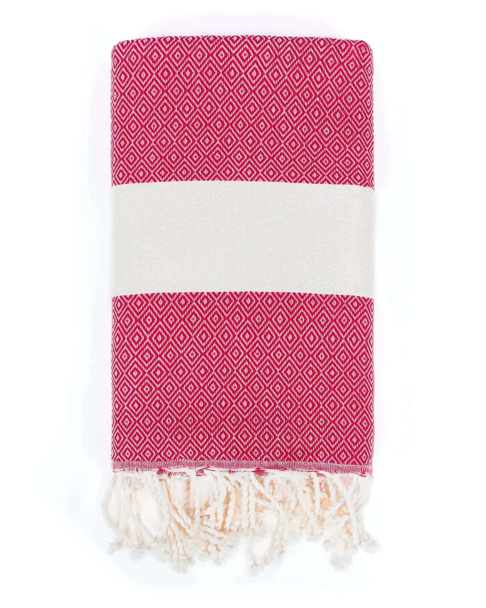 Diamond Hammam Towel XXL in Red – product view