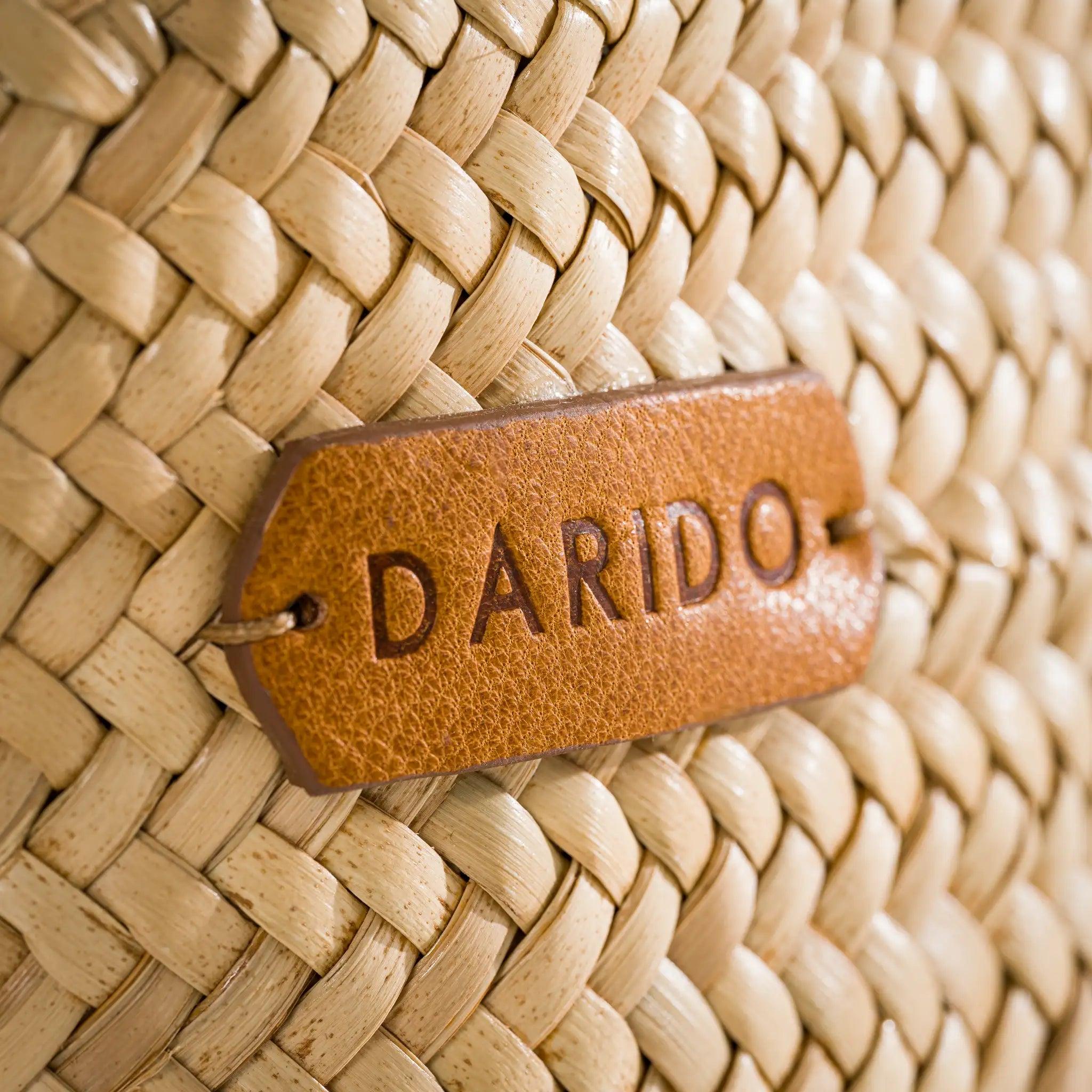 Gaia Handmade Natural Fiber & Leather Bag, product view 3 of 8