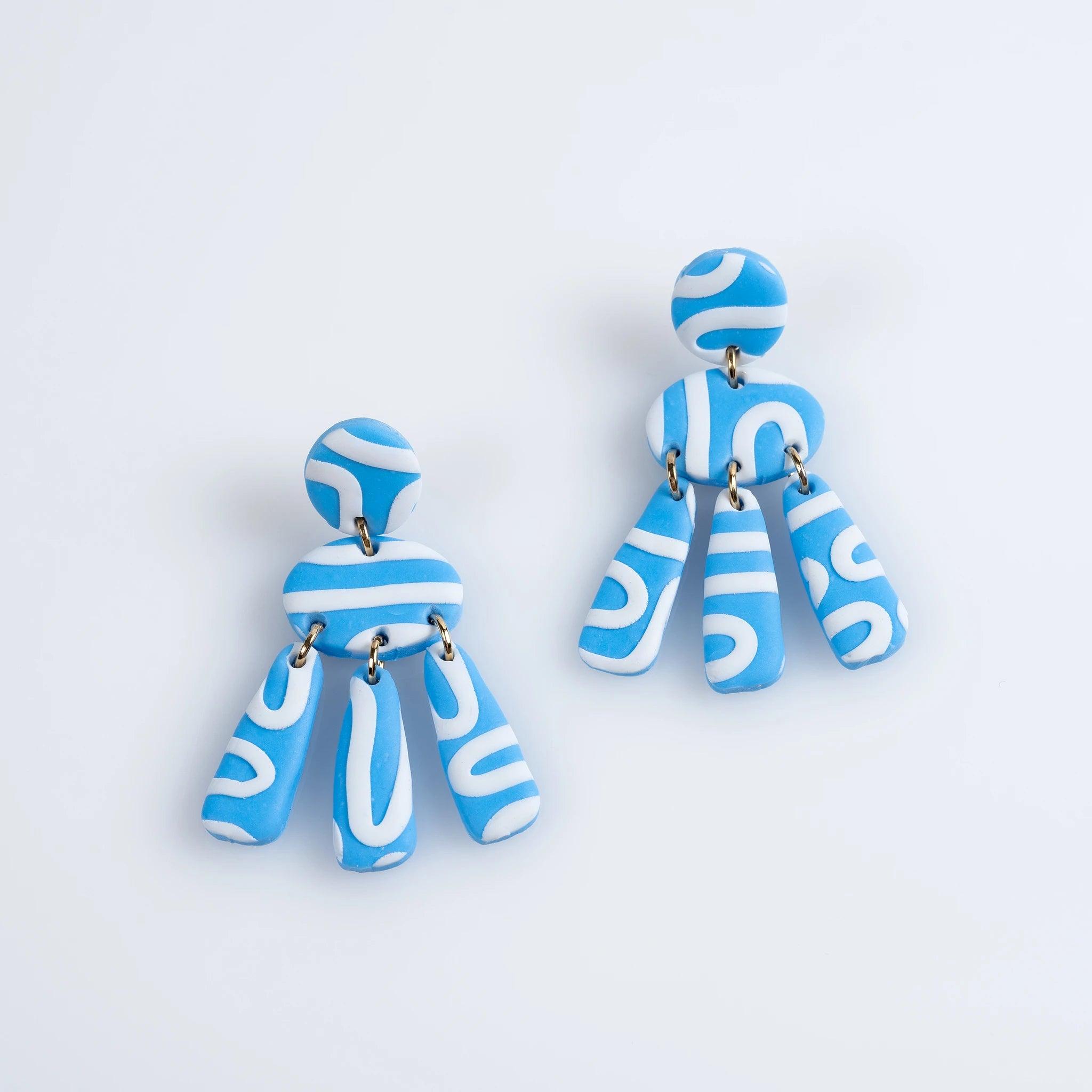 Handmade Polymer Clay Earrings, product view 4 of 21