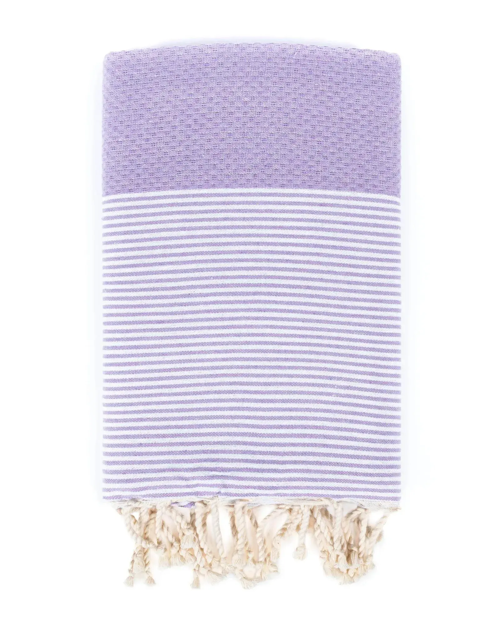 Honeycomb Hammam Towel XXL in Pastel Purple – product view