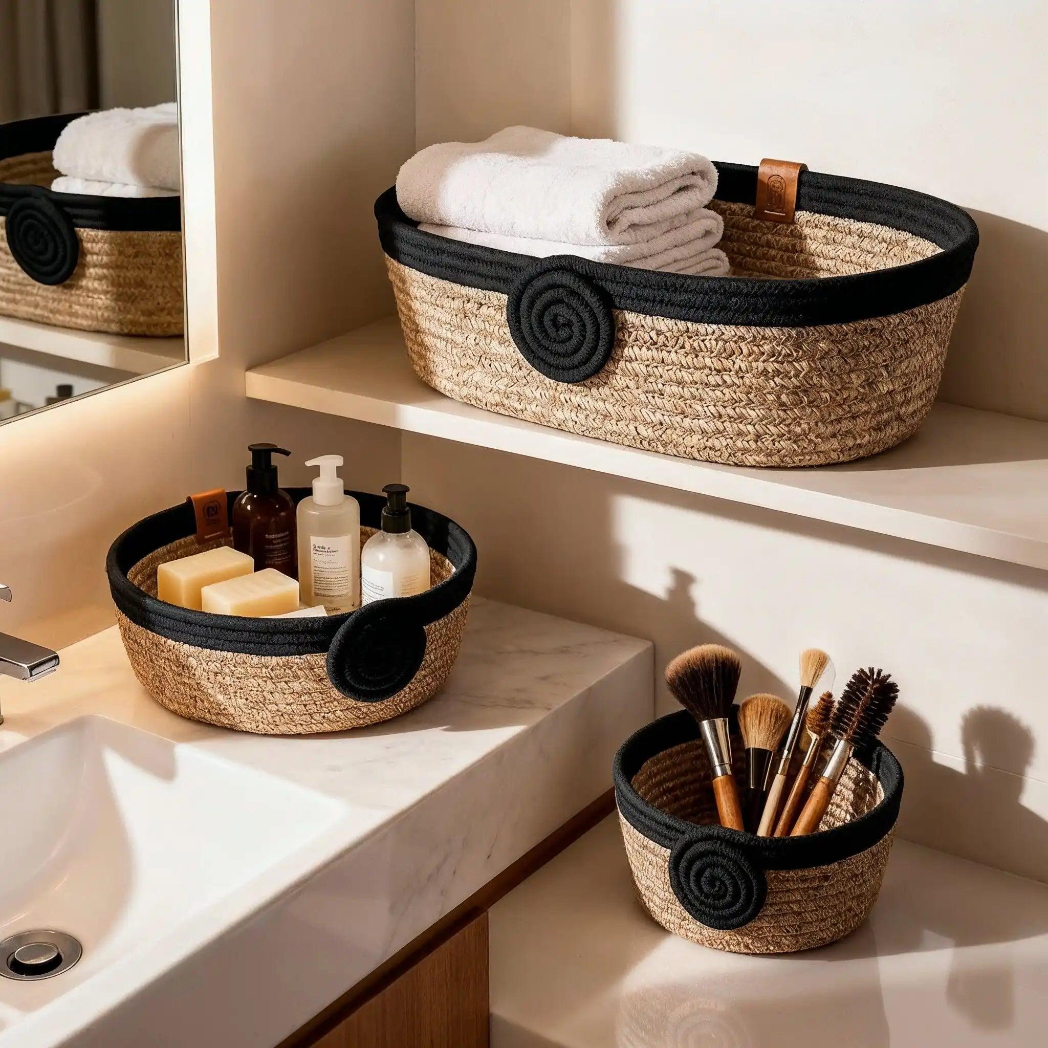 Organa 5-Piece Braided Cotton Basket Set, product view 5 of 9