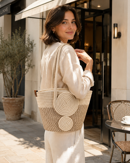 Elixa Handcrafted Braided Bag