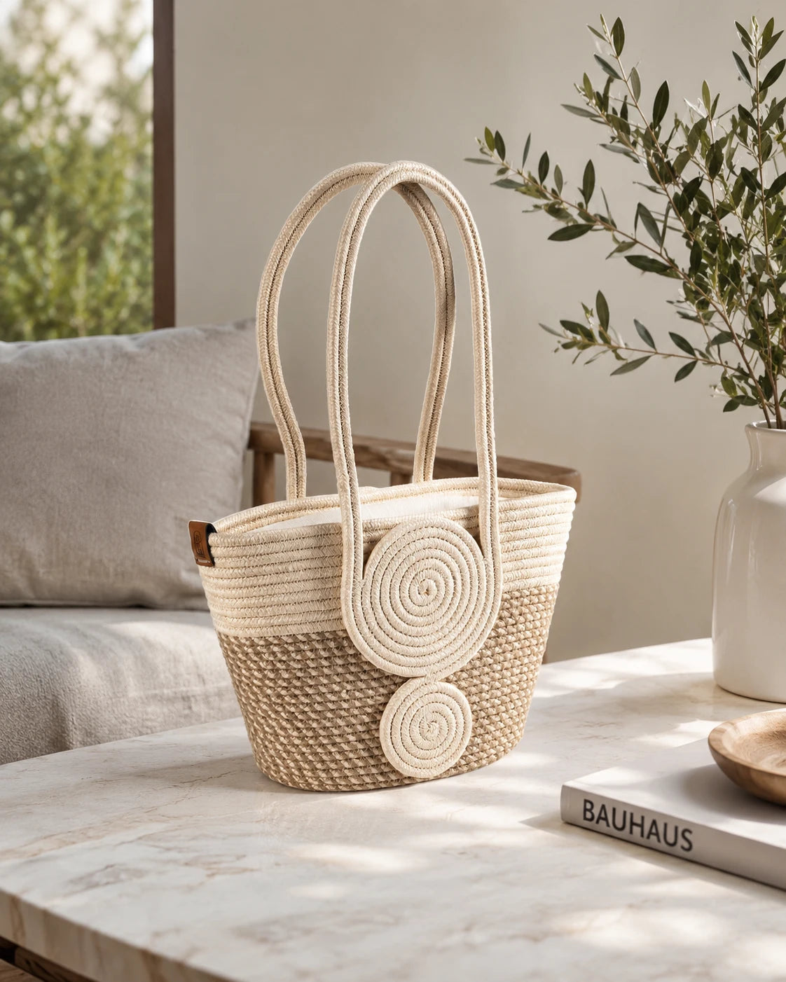 Elixa – Handcrafted Braided Yarn Bag