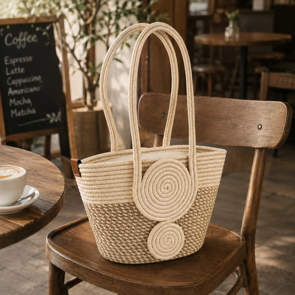 Elixa – Handcrafted Braided Yarn Bag