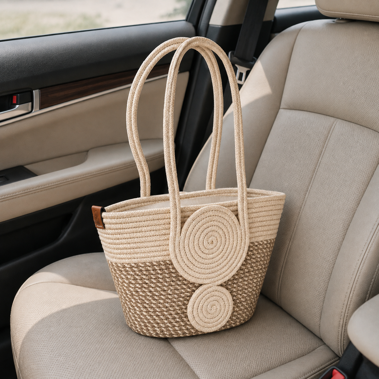 Elixa Handcrafted Braided Bag