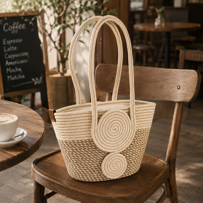 Elixa Handcrafted Braided Bag