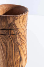 Handmade Olive Wood Utensils Holder – 100% Natural & Multi-Use Organizer