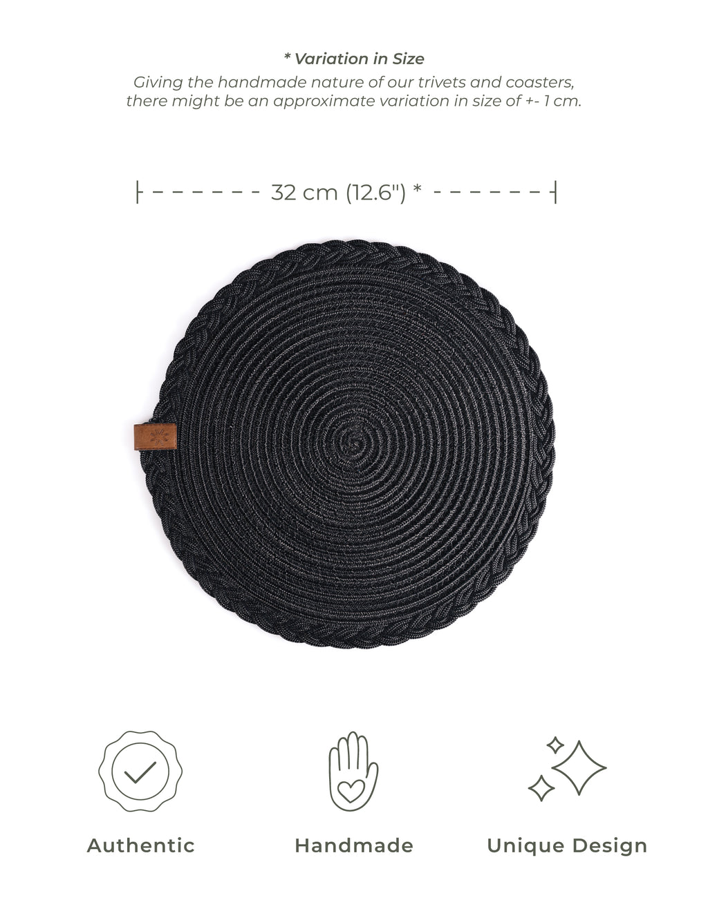 Braided Cotton Table Set – Handmade Placemats, Coasters & Oval Mats for Elegant Dining