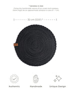 Braided Cotton Table Set – Handmade Placemats, Coasters & Oval Mats for Elegant Dining