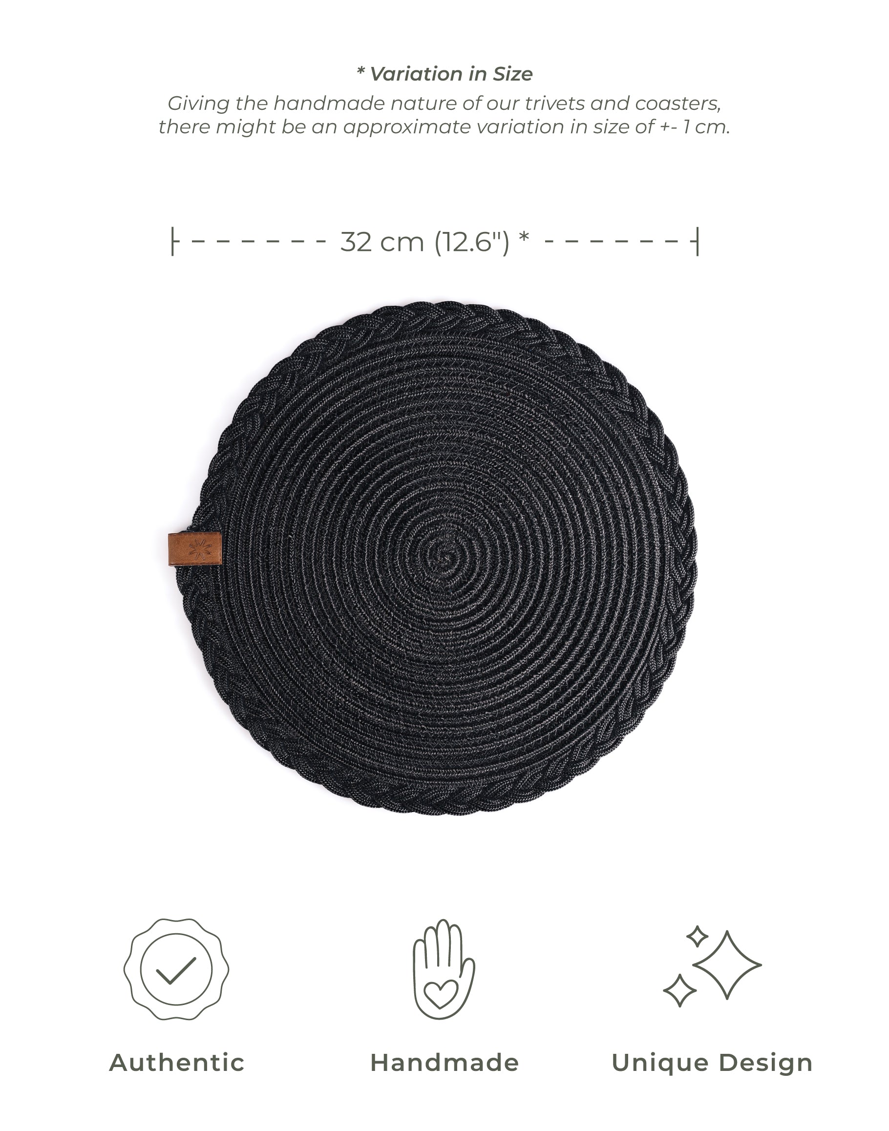 Braided Cotton Table Set – Handmade Placemats, Coasters & Oval Mats for Elegant Dining