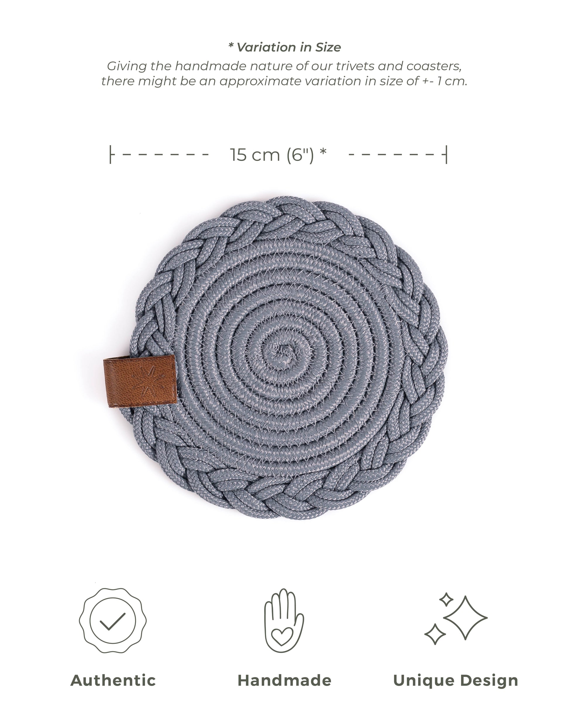 Braided Cotton Table Set – Handmade Placemats, Coasters & Oval Mats for Elegant Dining