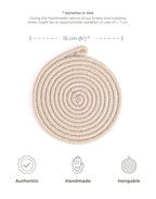 Beige Coaster - 15cm