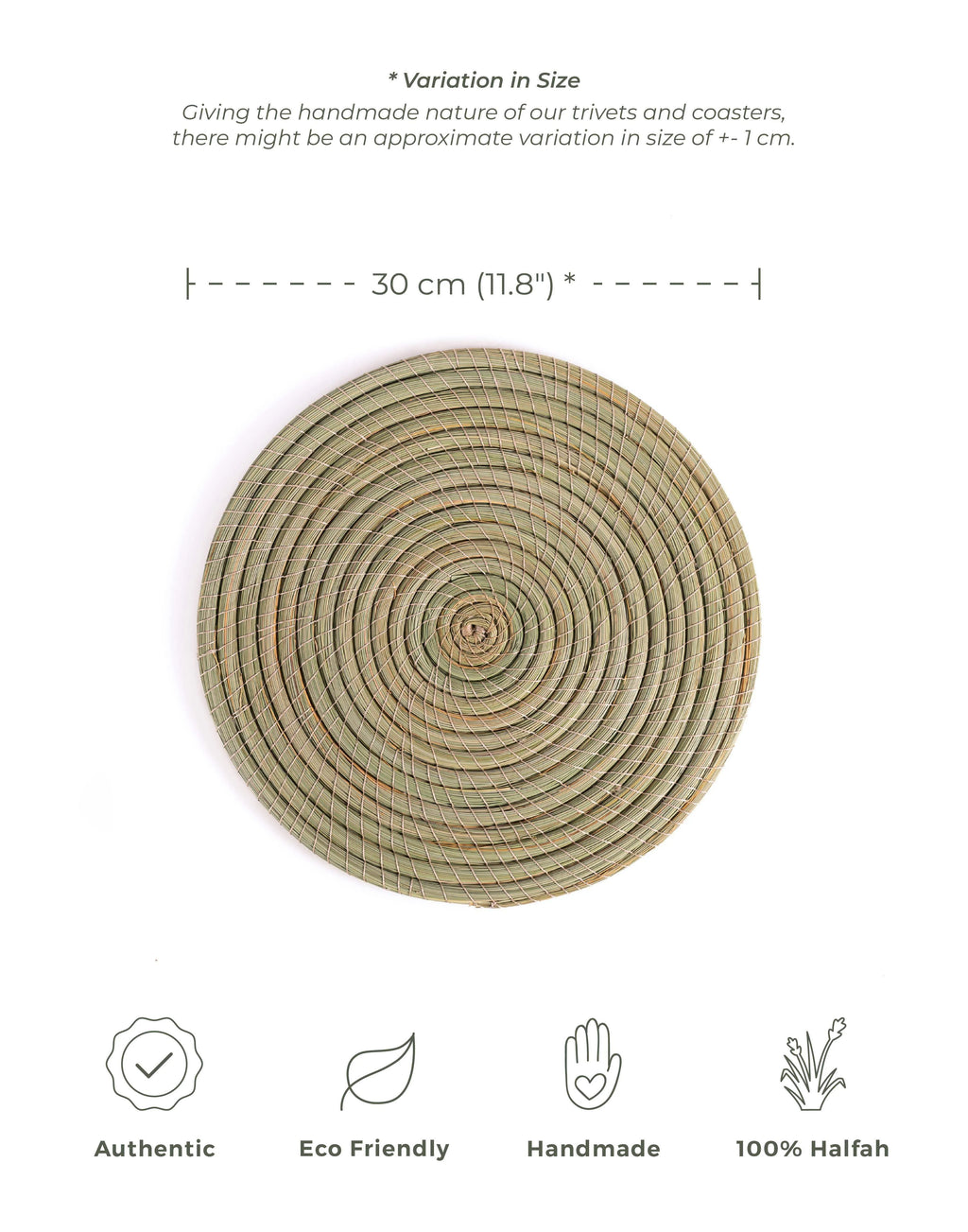 Halfa Round Placemat - 30 cm – detail view 2