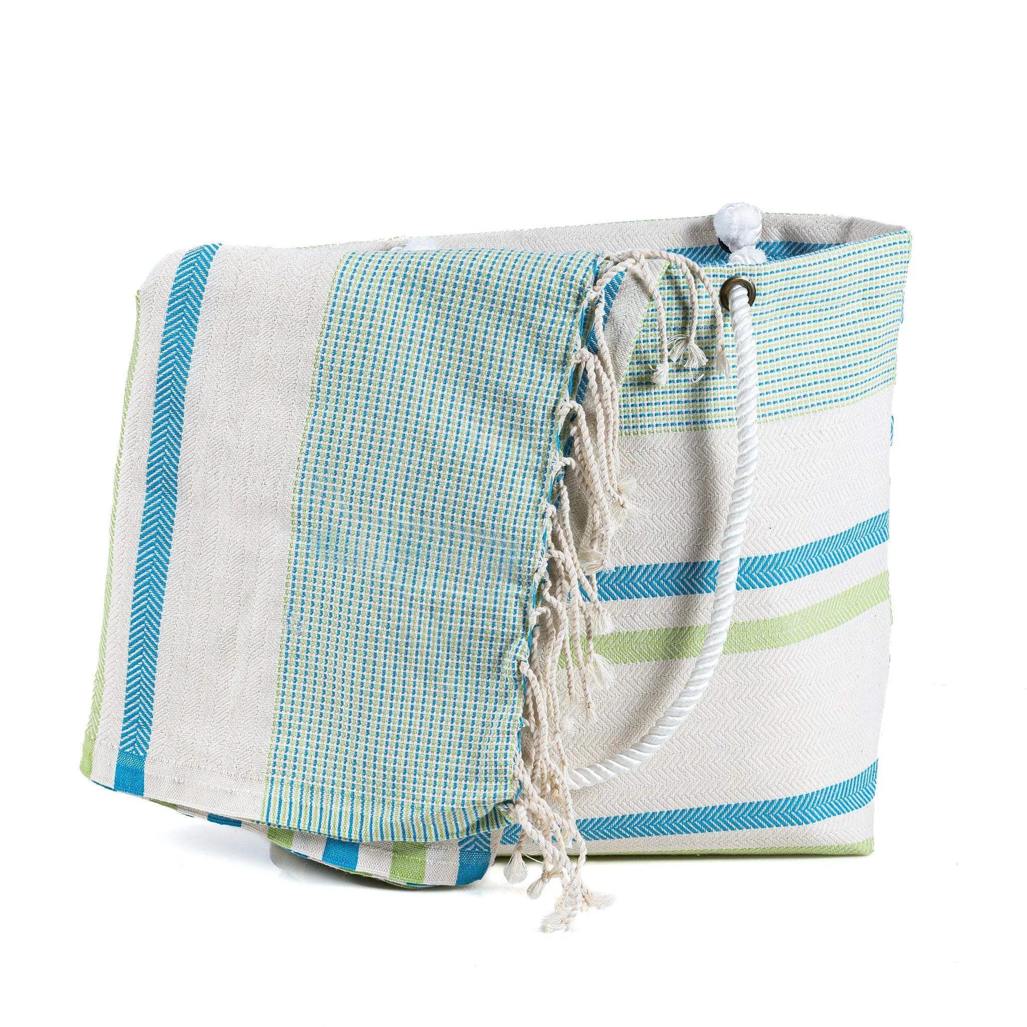 DARIDO Thermal Beach Bag with Absorbent Towel – Stylish & Spacious Tote