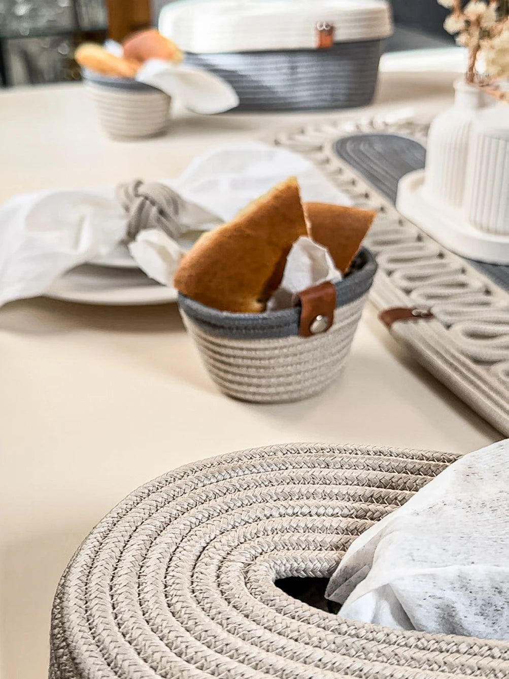 Handmade Cotton Table Set – Eco-Friendly, Elegant and Complete Dining Accessory