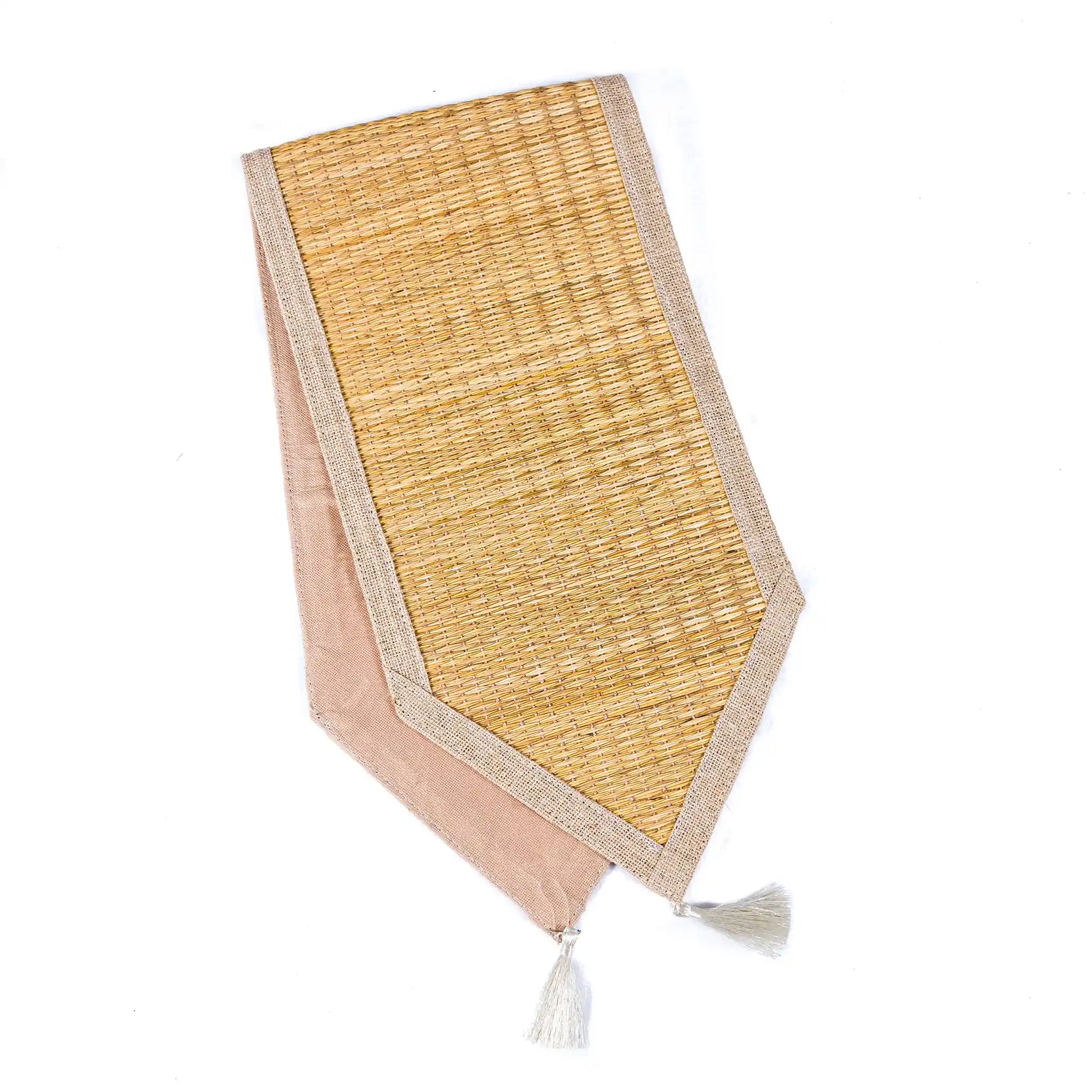 Handmade Smar & Jute Table Set – Rustic & Eco-Friendly Dining Decor