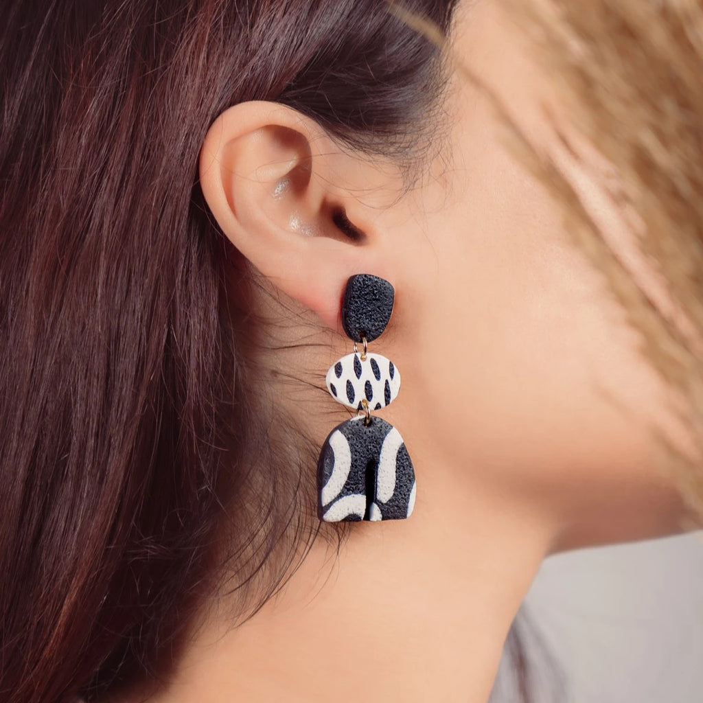 Darido Handmade Polymer Clay Earrings – Artistic, Eco-Friendly & Unique