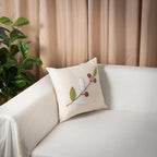 Decorative Throw Pillow Covers – 100% Cotton, Embroidered, 40x40 cm – Multiple Designs