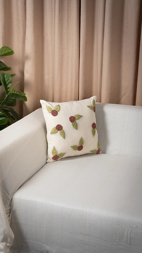 Decorative Throw Pillow Covers – 100% Cotton, Embroidered, 40x40 cm – Multiple Designs