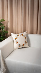 Decorative Throw Pillow Covers – 100% Cotton, Embroidered, 40x40 cm – Multiple Designs