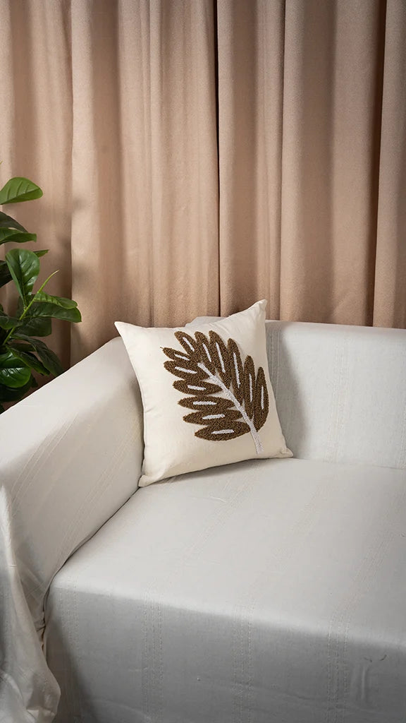 Decorative Throw Pillow Covers – 100% Cotton, Embroidered, 40x40 cm – Multiple Designs
