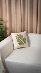 Decorative Throw Pillow Covers – 100% Cotton, Embroidered, 40x40 cm – Multiple Designs