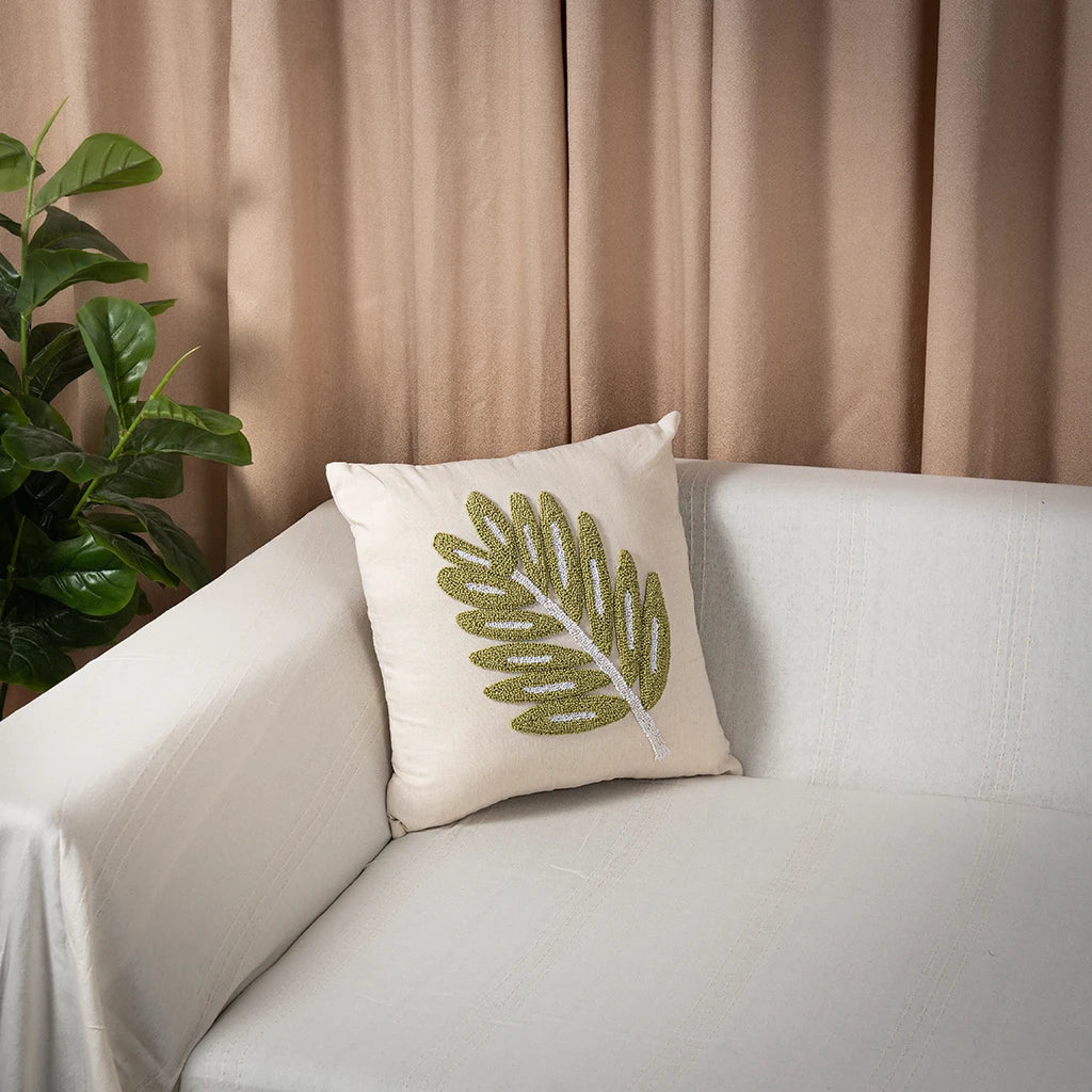 Decorative Throw Pillow Covers – 100% Cotton, Embroidered, 40x40 cm – Multiple Designs