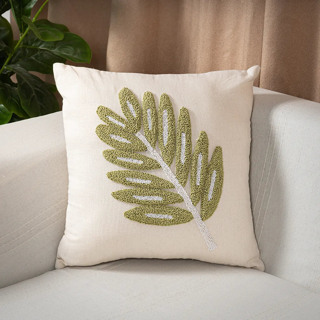 Decorative Throw Pillow Covers – 100% Cotton, Embroidered, 40x40 cm – Multiple Designs