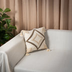 Decorative Throw Pillow Covers – 100% Cotton, Embroidered, 40x40 cm – Multiple Designs