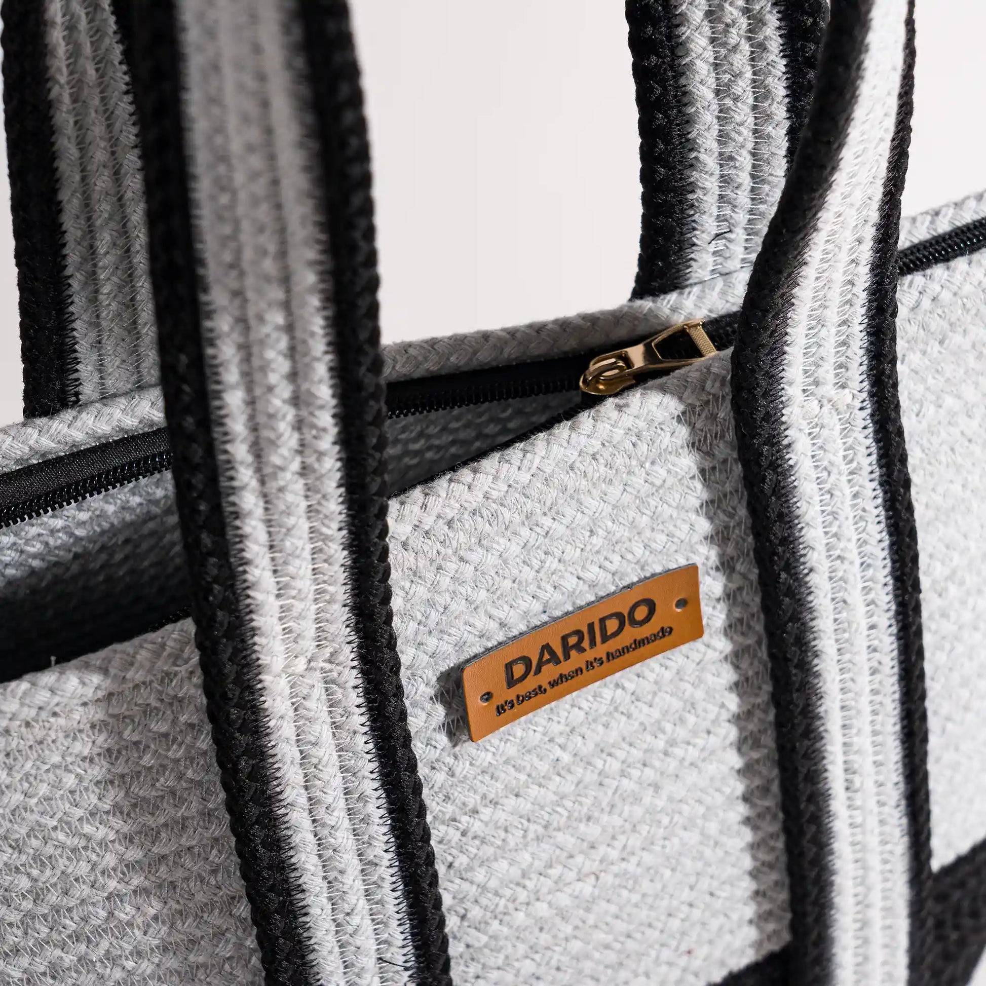 Quotina – Handmade Large Woven Cotton Tote Bag