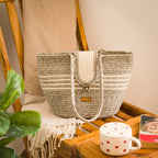 Catlina – Handmade Woven Cotton Tote Bag